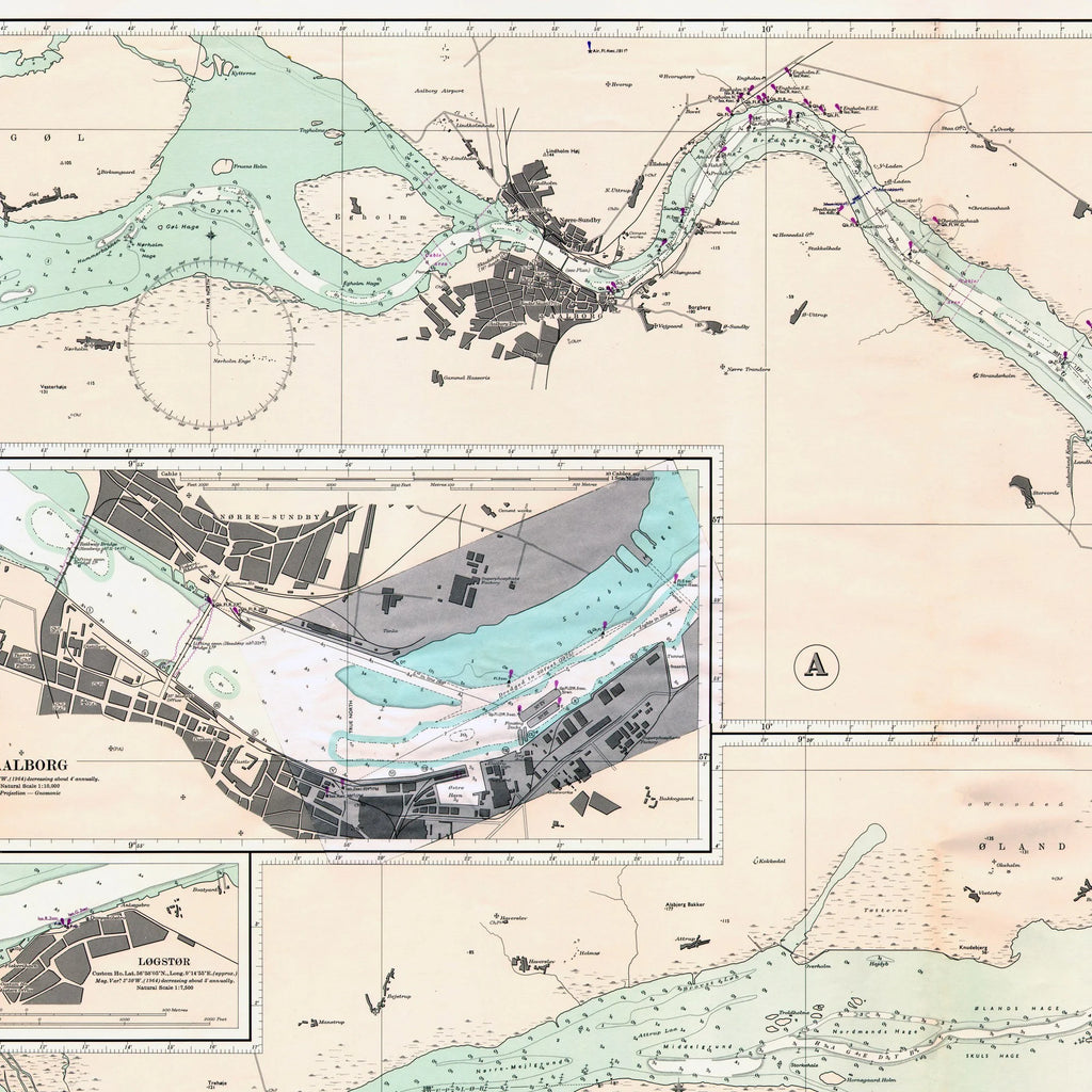 Limfjorden 1965 - Søkort – billede 4