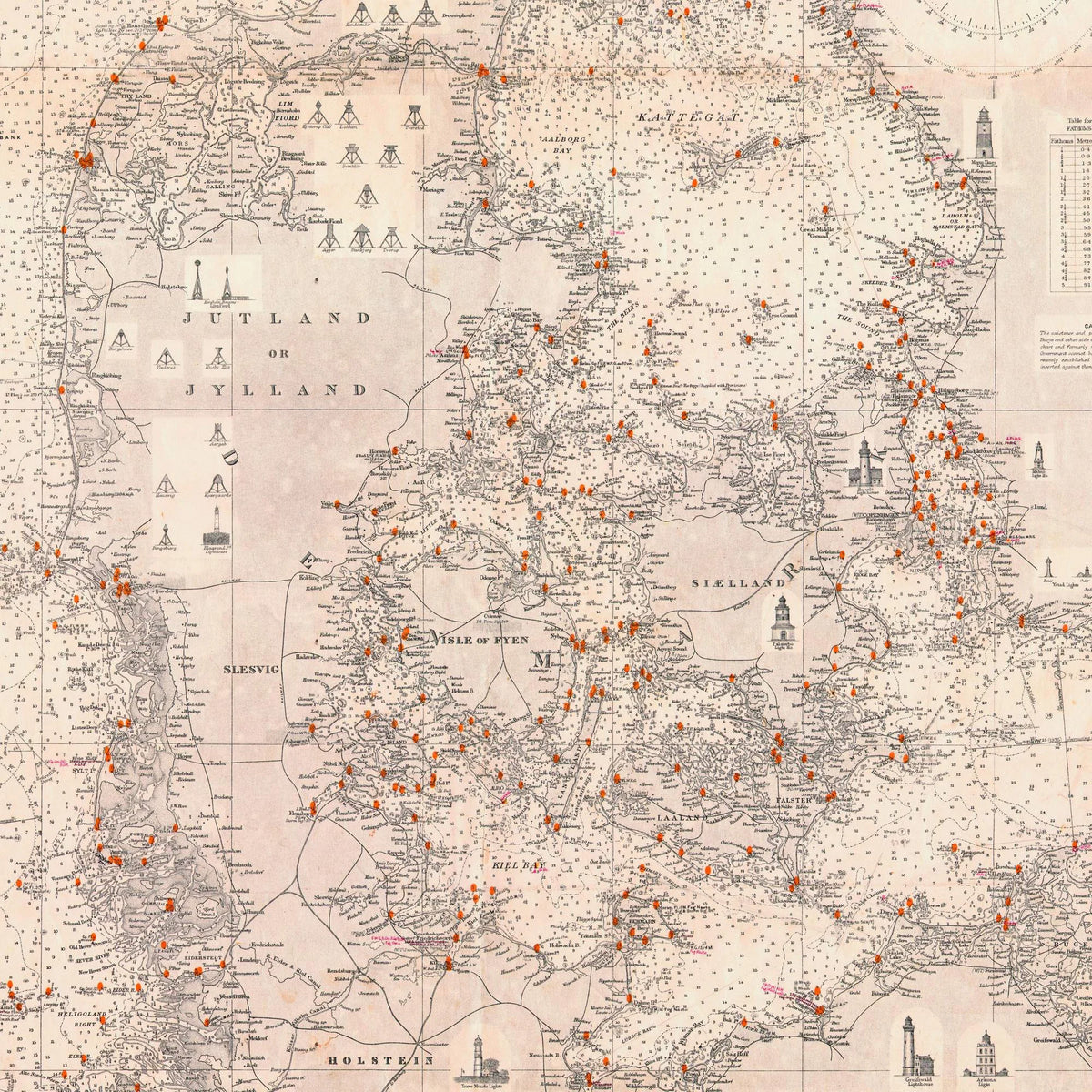 Det Baltiske Hav 1862 - Søkort – billede 4