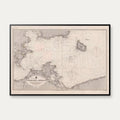 Bornholm 1908 - Søkort – billede 1