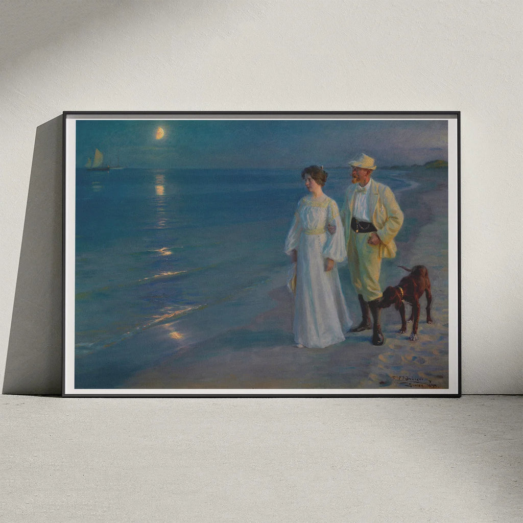 Skagen strand 1899 - Krøyer plakat – billede 3