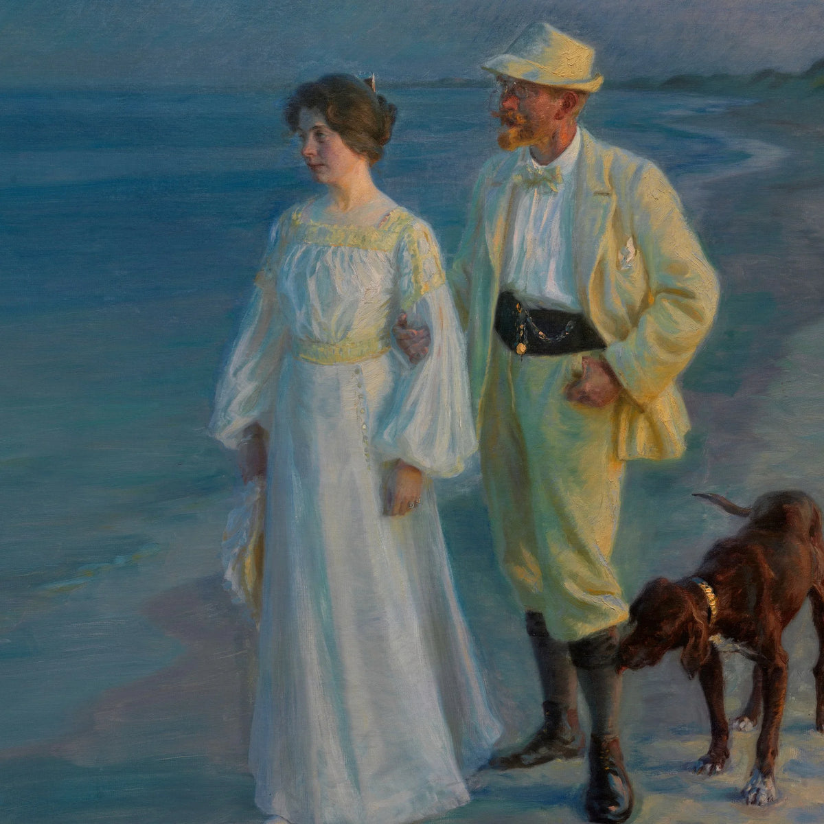 Skagen strand 1899 - Krøyer plakat – billede 4