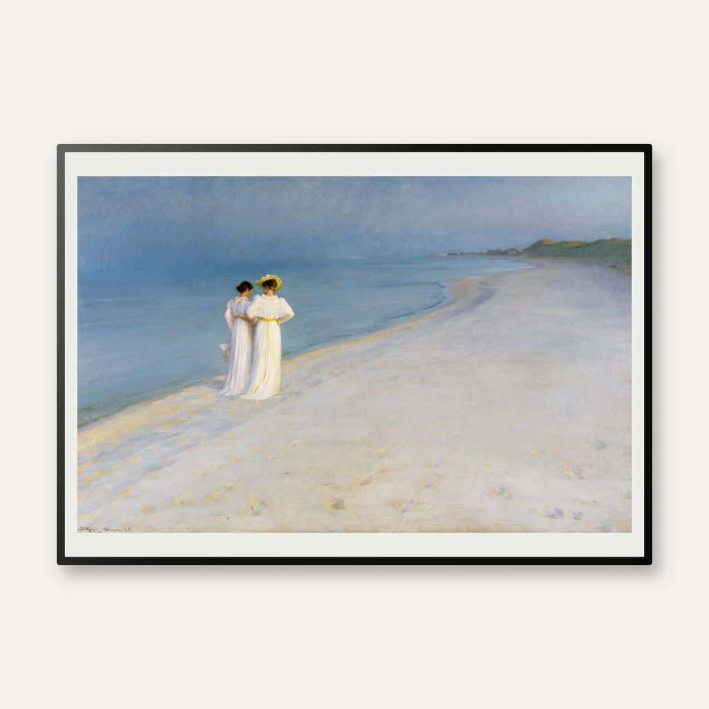 Ancher og Krøyer 1899 - Kunstplakat – billede 1