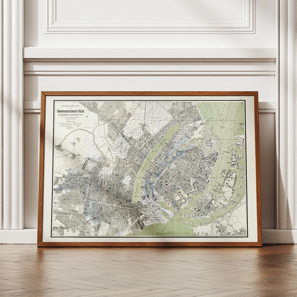 Københavns Grundvand 1882 - Oversigtskort – billede 2