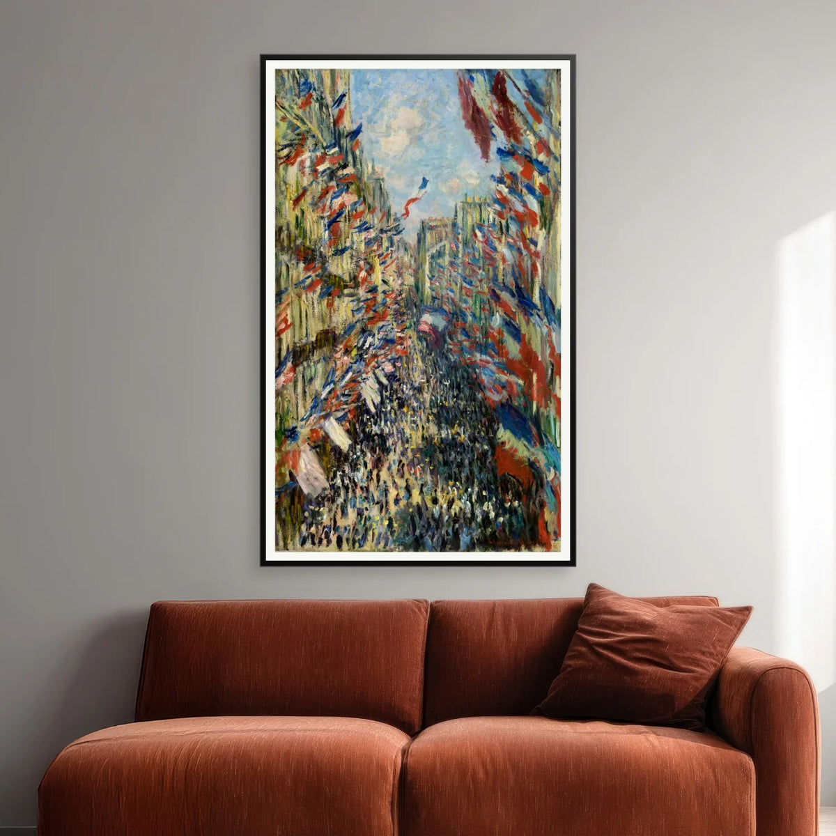 Rue Montorgueil 1878 - Kunstplakat - 43×70 cm – billede 2