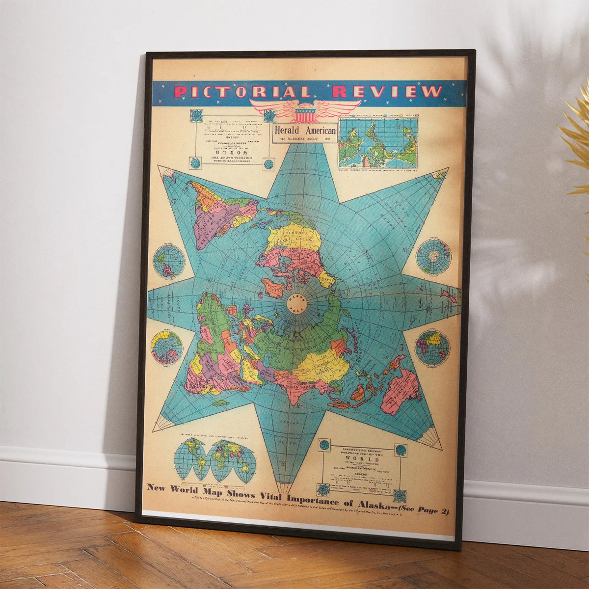 Alaska krigskort - WWII plakat – billede 2