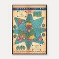 Alaska krigskort - WWII plakat – billede 1