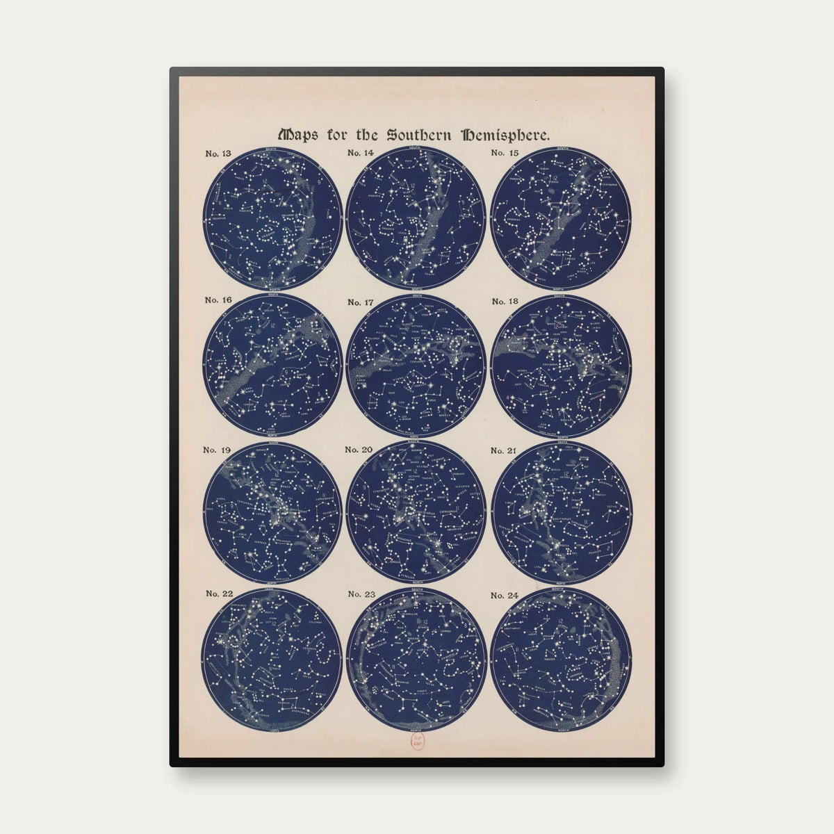 Atlas of the Heavens 1884 - Astronomi – billede 1