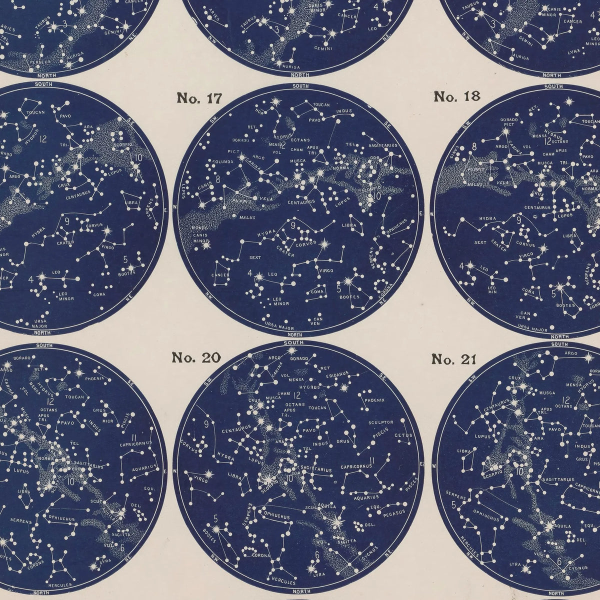 Atlas of the Heavens 1884 - Astronomi – billede 4