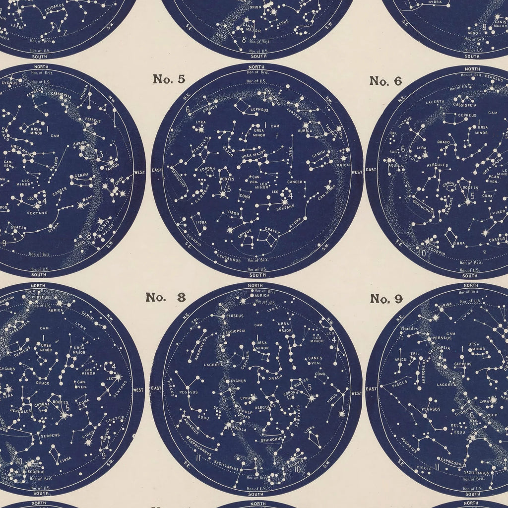 Stjernekort 1884 - Astronomi - Plakat – billede 4