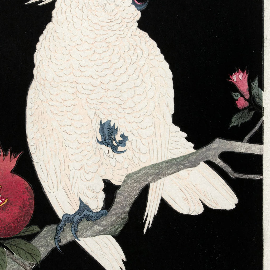 Kakedue og granatæble 1930 - Japansk plakat – billede 4