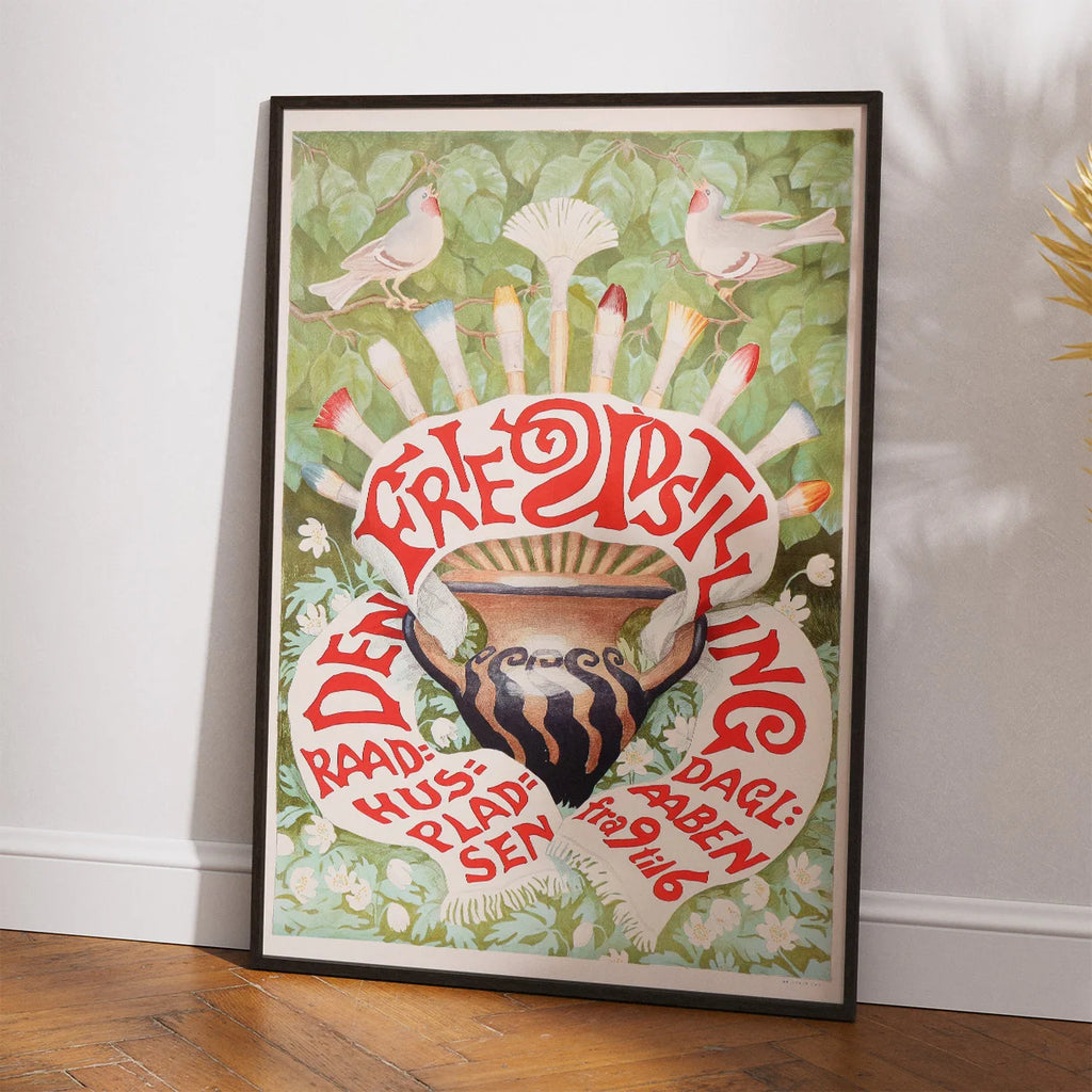 Den Frie Udstilling 1893 - Kunstplakat – billede 2
