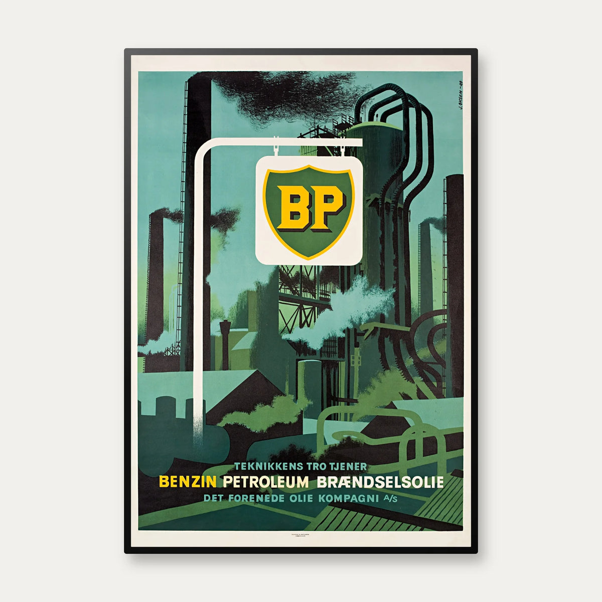BP 1949 - Reklameplakat – billede 1