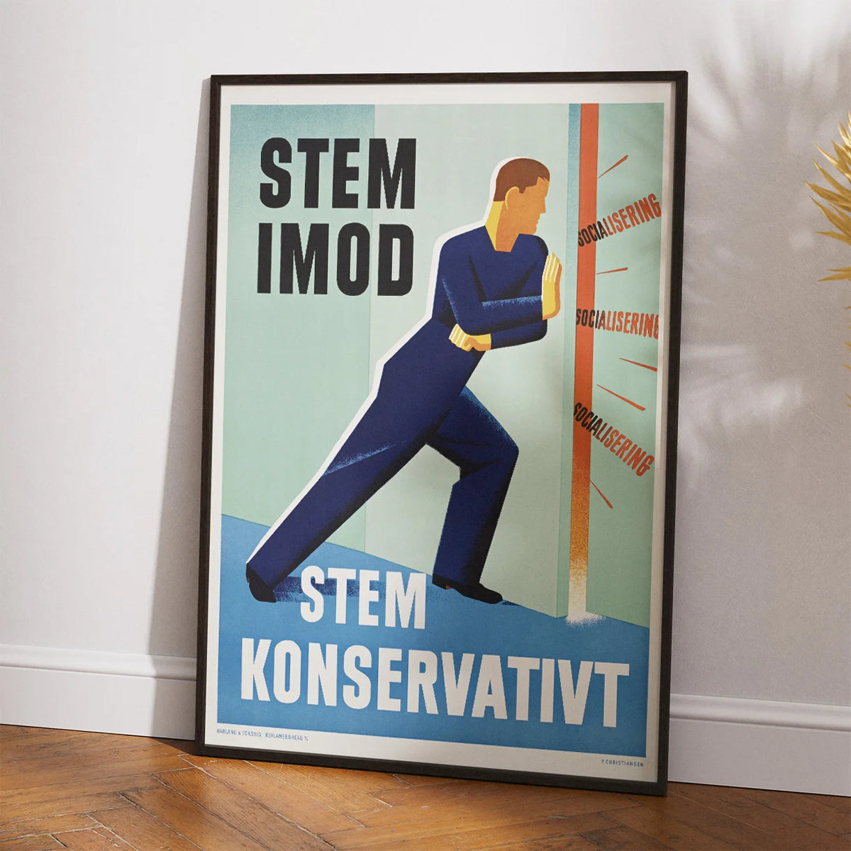 Konservativ valgplakat - Politisk plakat – billede 2