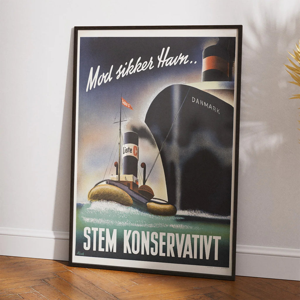 Mod sikker havn - Konservativ valgplakat – billede 2