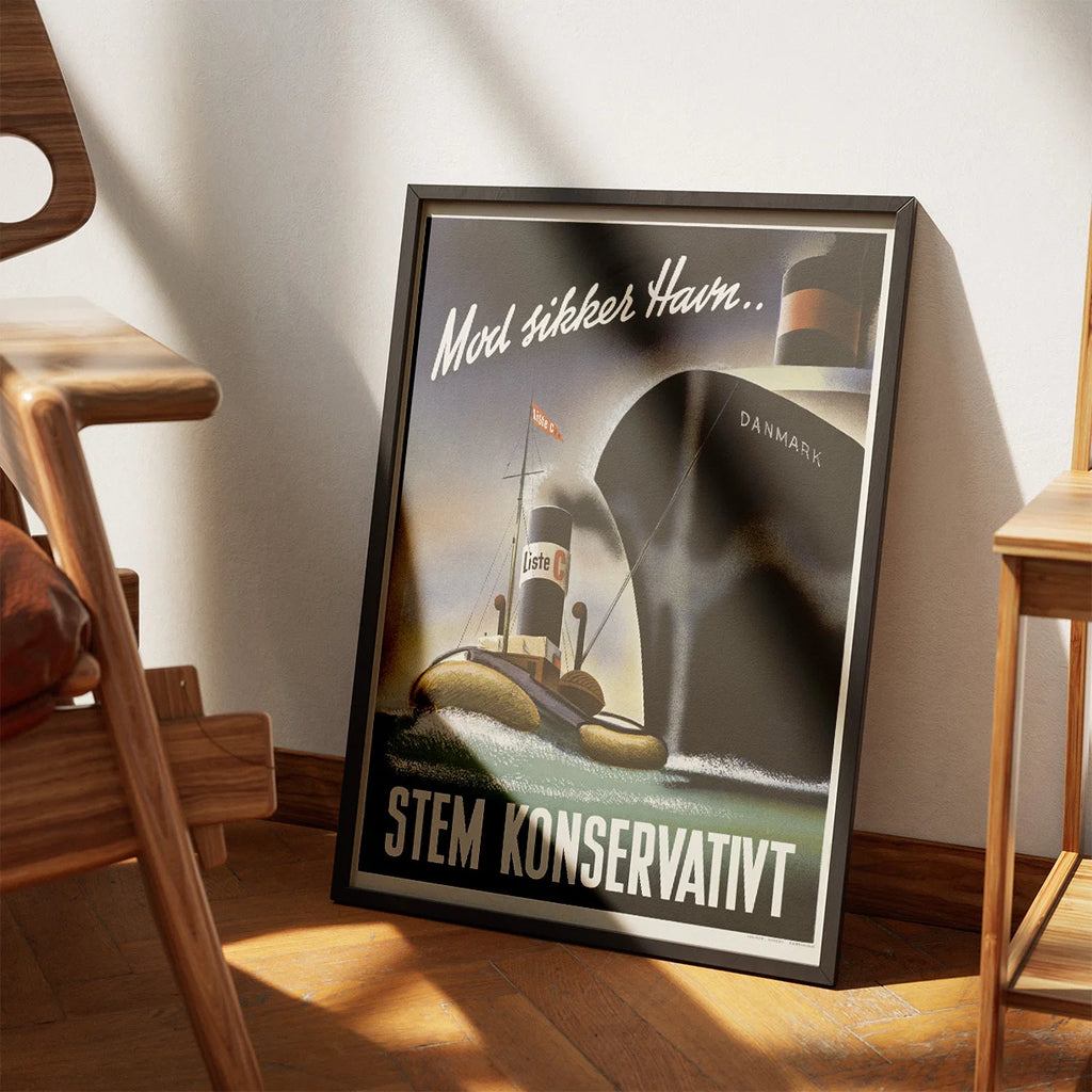 Mod sikker havn - Konservativ valgplakat – billede 3