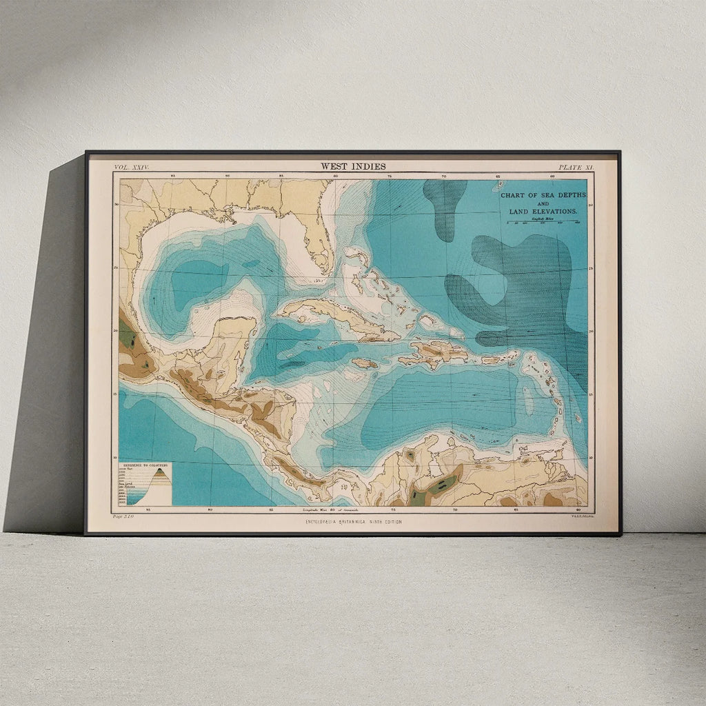 Vestindien 1880 - Topografisk kort – billede 3