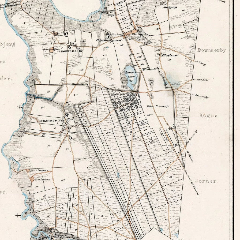 Skive Landsogn 1870 - Matrikel & bykort – billede 4