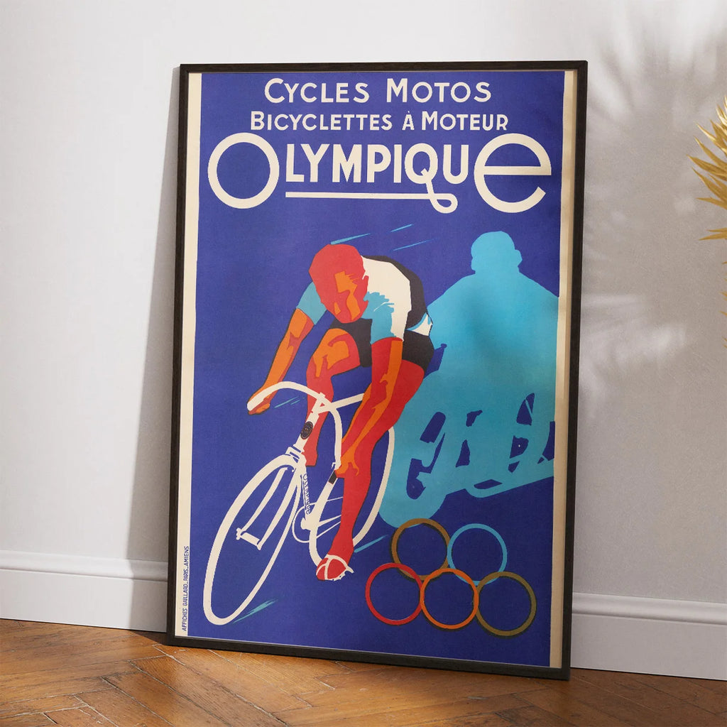 Olympique Bicycles 1931 - Reklameplakat – billede 2
