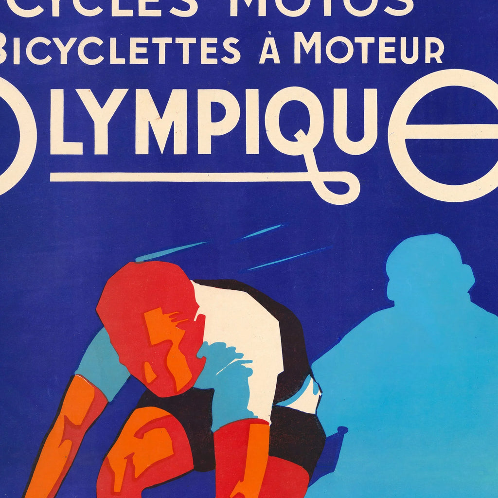 Olympique Bicycles 1931 - Reklameplakat – billede 4