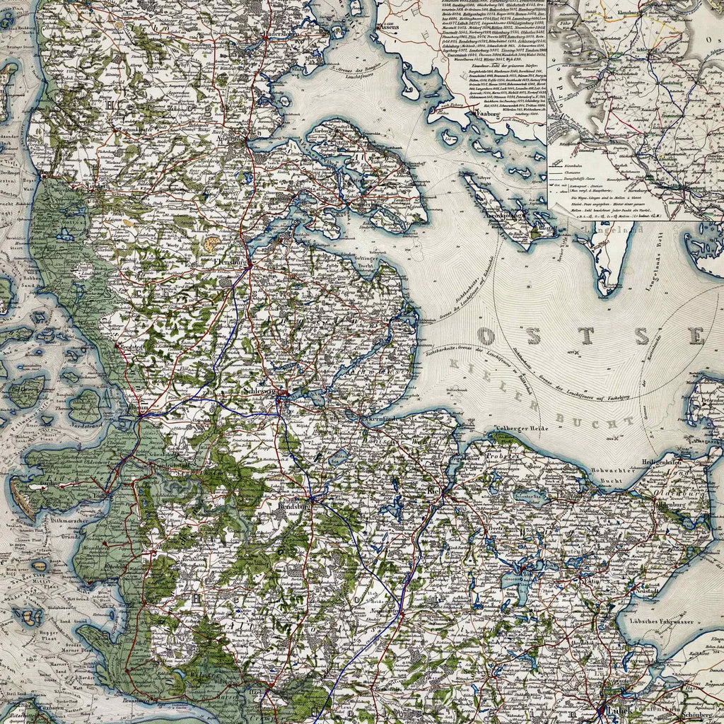 Schleswig og Holstein 1858 - Postkort – billede 4