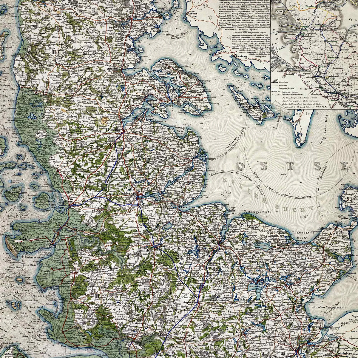 Schleswig og Holstein 1858 - Postkort – billede 4