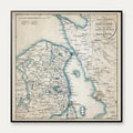 Nordøstlige Sjælland 1840 - Topografisk kort – billede 1