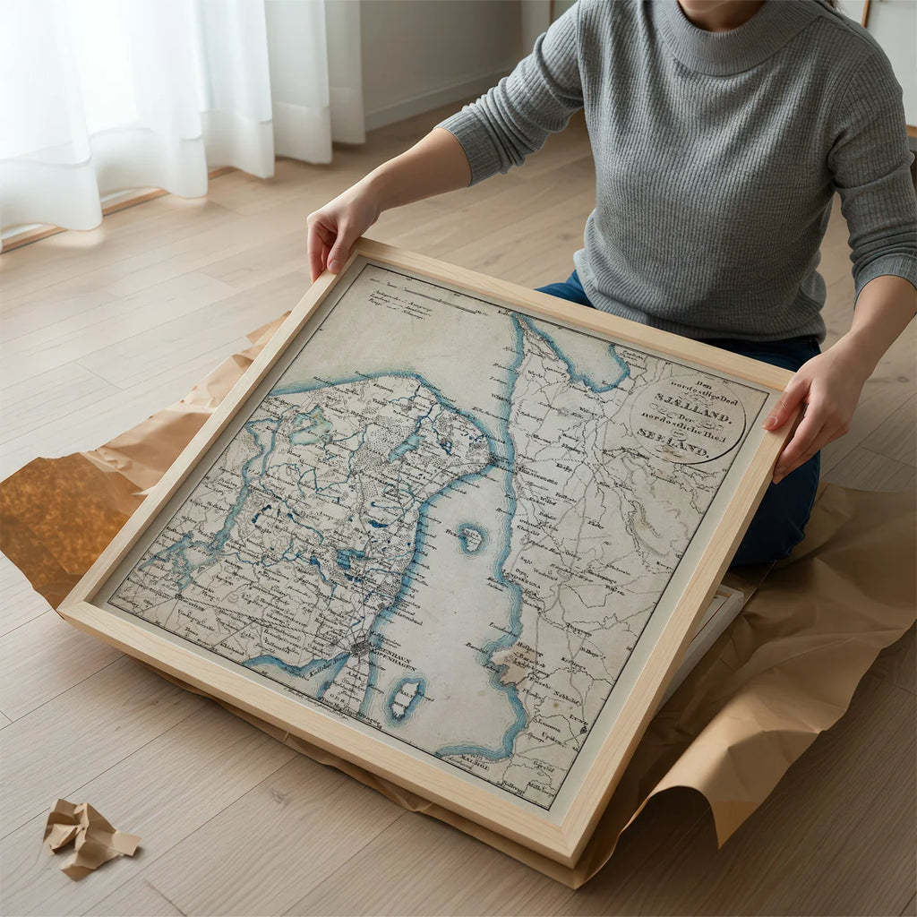 Nordøstlige Sjælland 1840 - Topografisk kort – billede 2