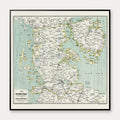Schleswig, Fyn og Jylland 1864 - Kort – billede 1