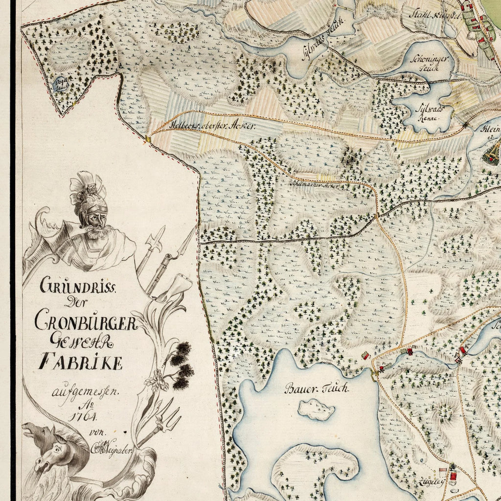 Kronborg Geværfabrik 1764 - Grundplan – billede 4
