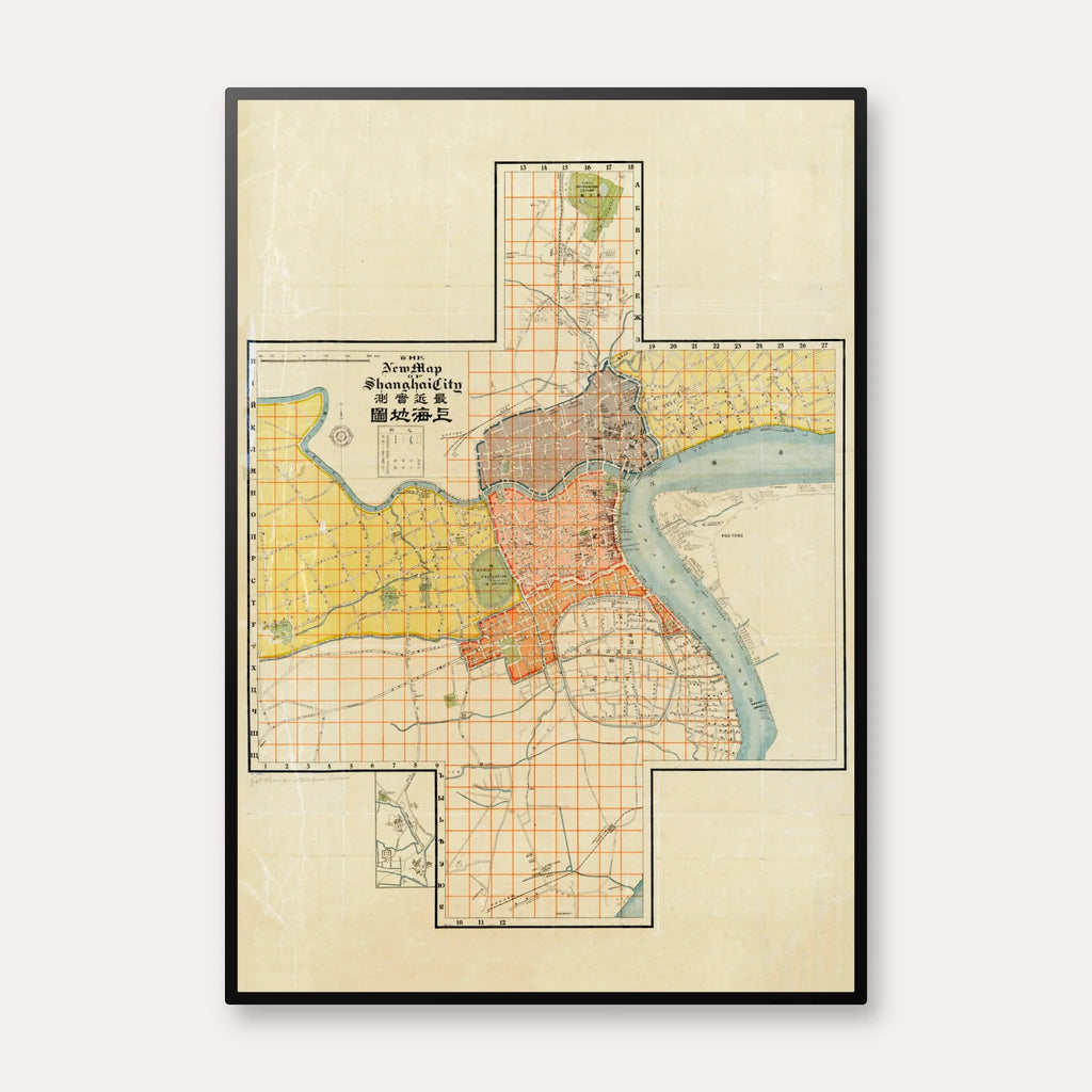 Shanghai 1916 - Bykort – billede 1