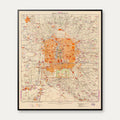Peking 1907 - Bykort - 60×71 cm – billede 1