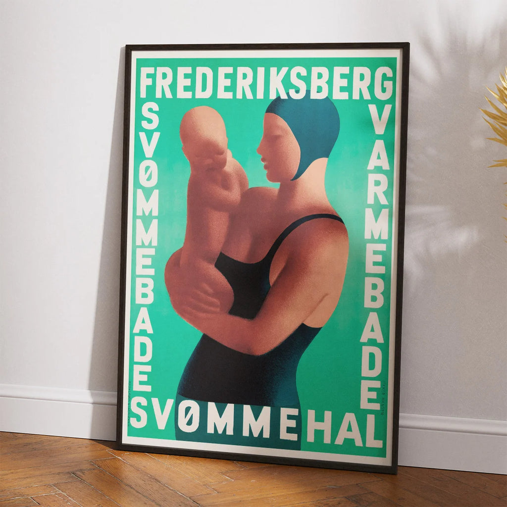 Frederiksberg Svømmehal - Reklameplakat – billede 2