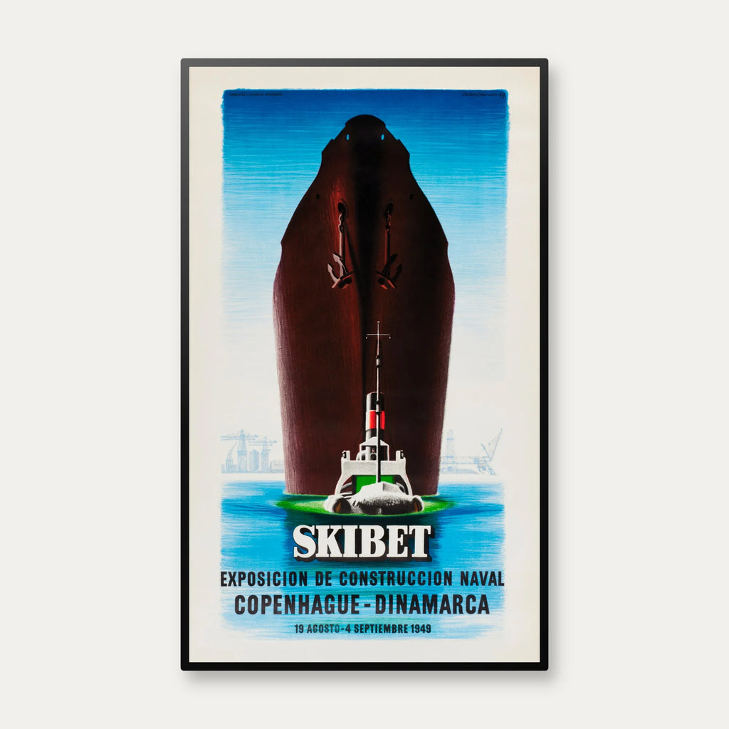 Skibet - Aage Sikker Hansen plakat - 45×75 cm – billede 1