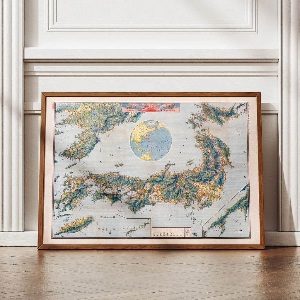 New Japan Map 1920 - Fugleperspektiv – billede 2