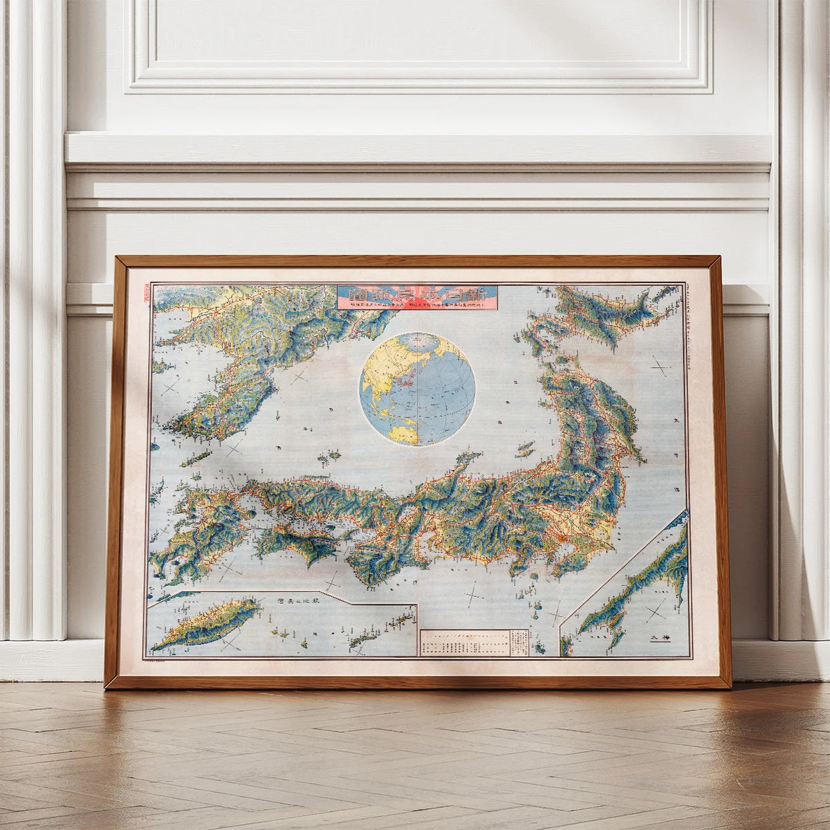 New Japan Map 1920 - Fugleperspektiv – billede 2