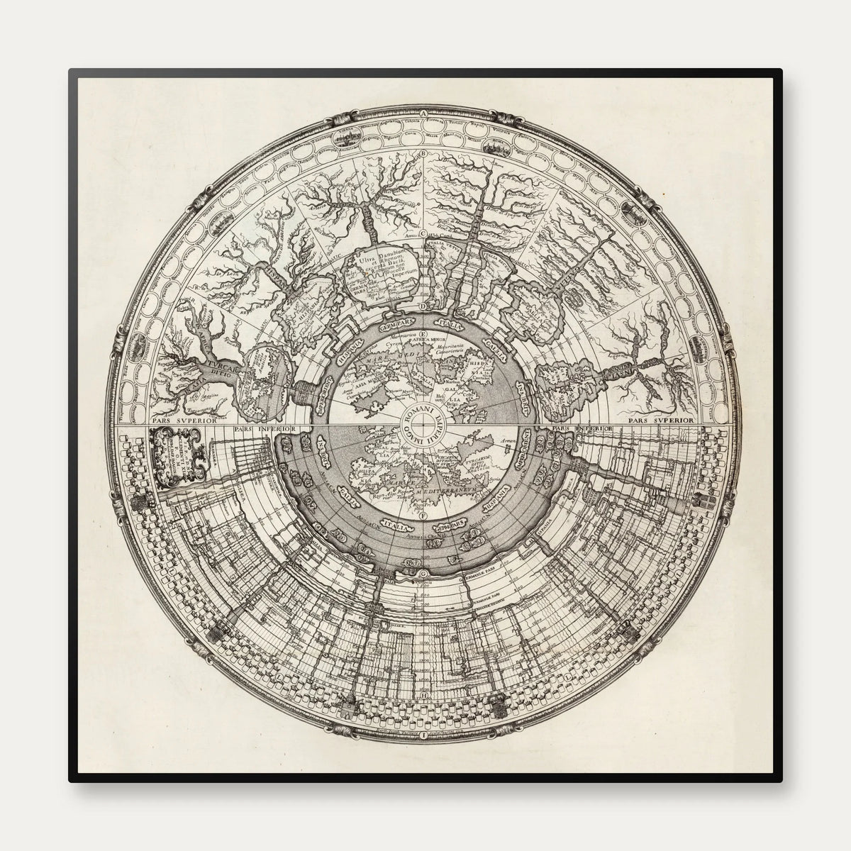 Imago Romanii Imperii 1721 - Historisk diagram – billede 1