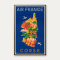 Air France Corse 1949 - Rejseplakat - 51×80 cm – billede 1