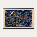Air France Planisphere 1939 - Celestial kort - 80×52 cm – billede 1