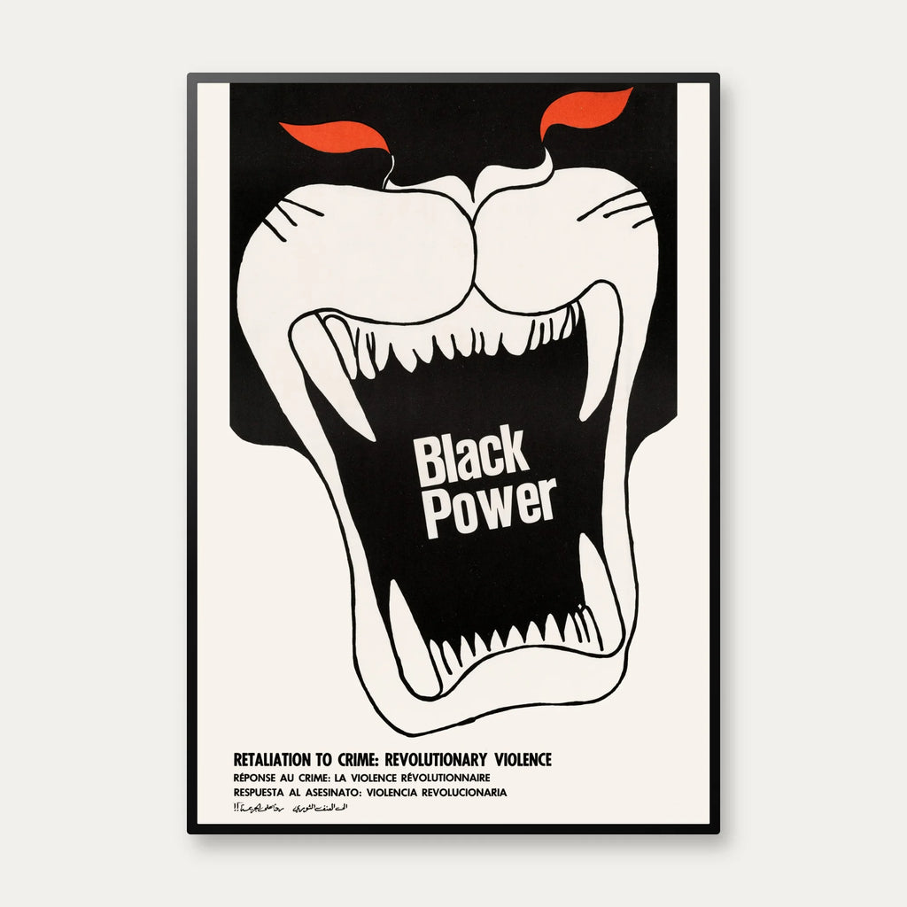 Black Power 1968 - Politisk plakat – billede 1