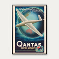 Qantas Empire Future 1938 - Reklameplakat – billede 1