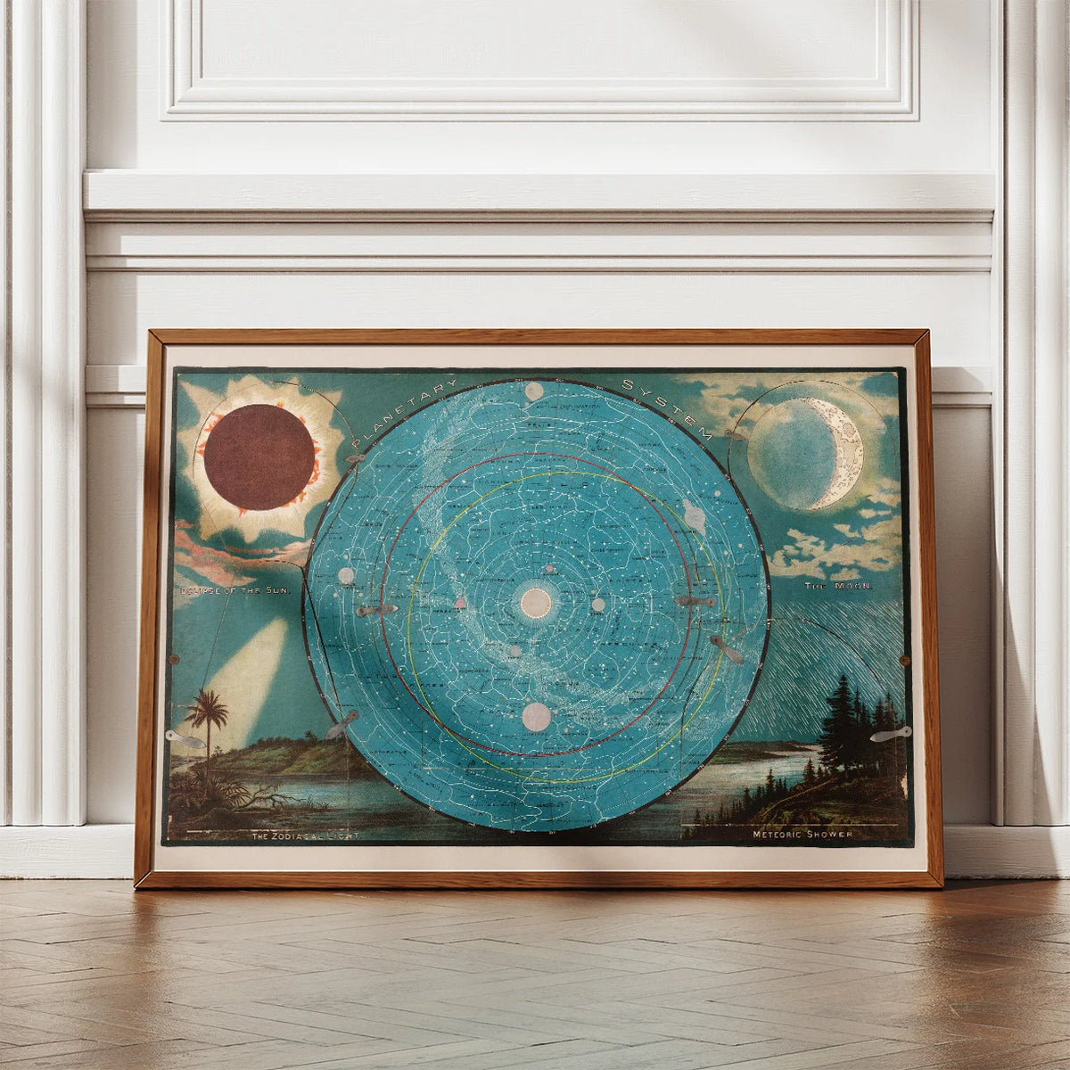 Planetary System 1887 - Celestial kort – billede 2