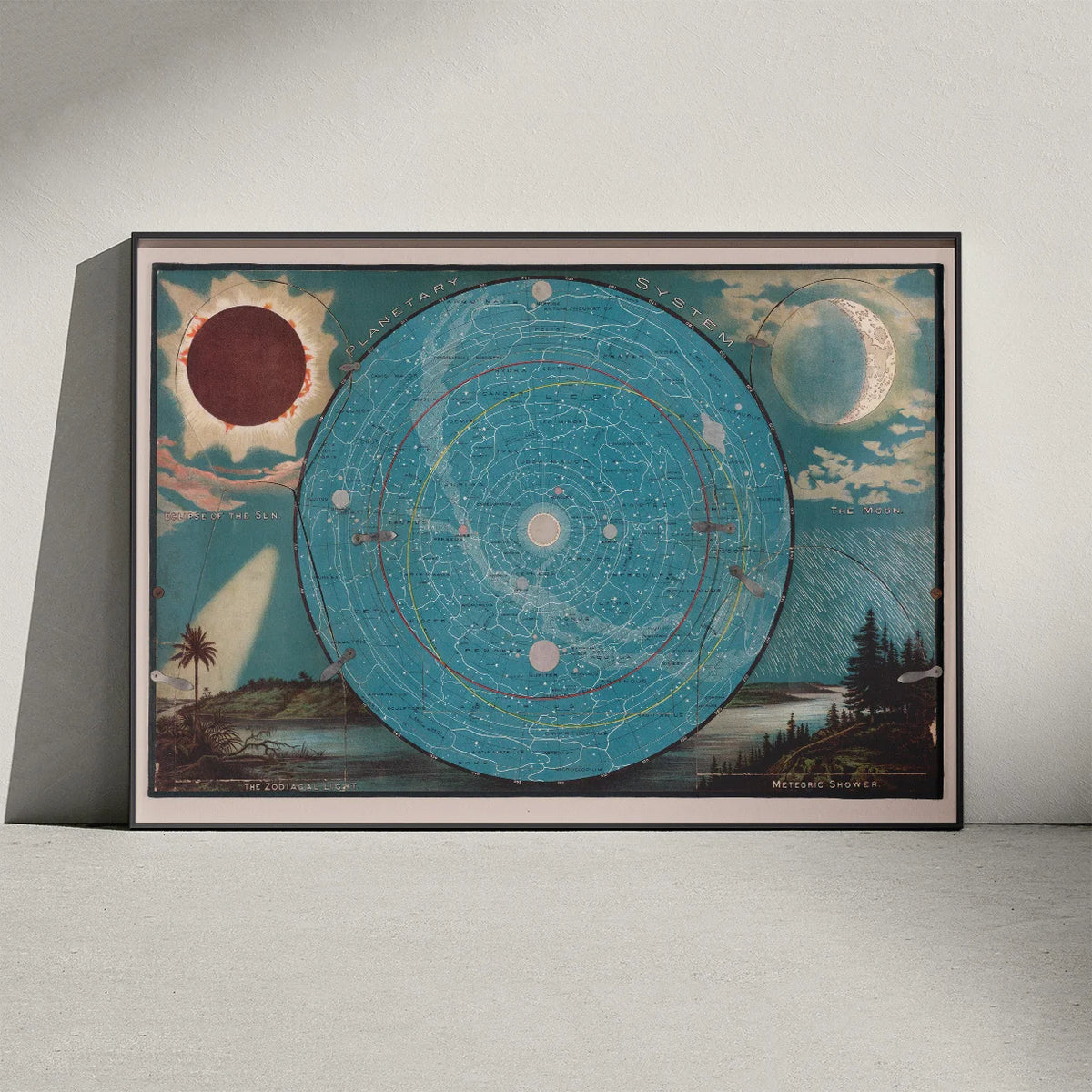 Planetary System 1887 - Celestial kort – billede 3