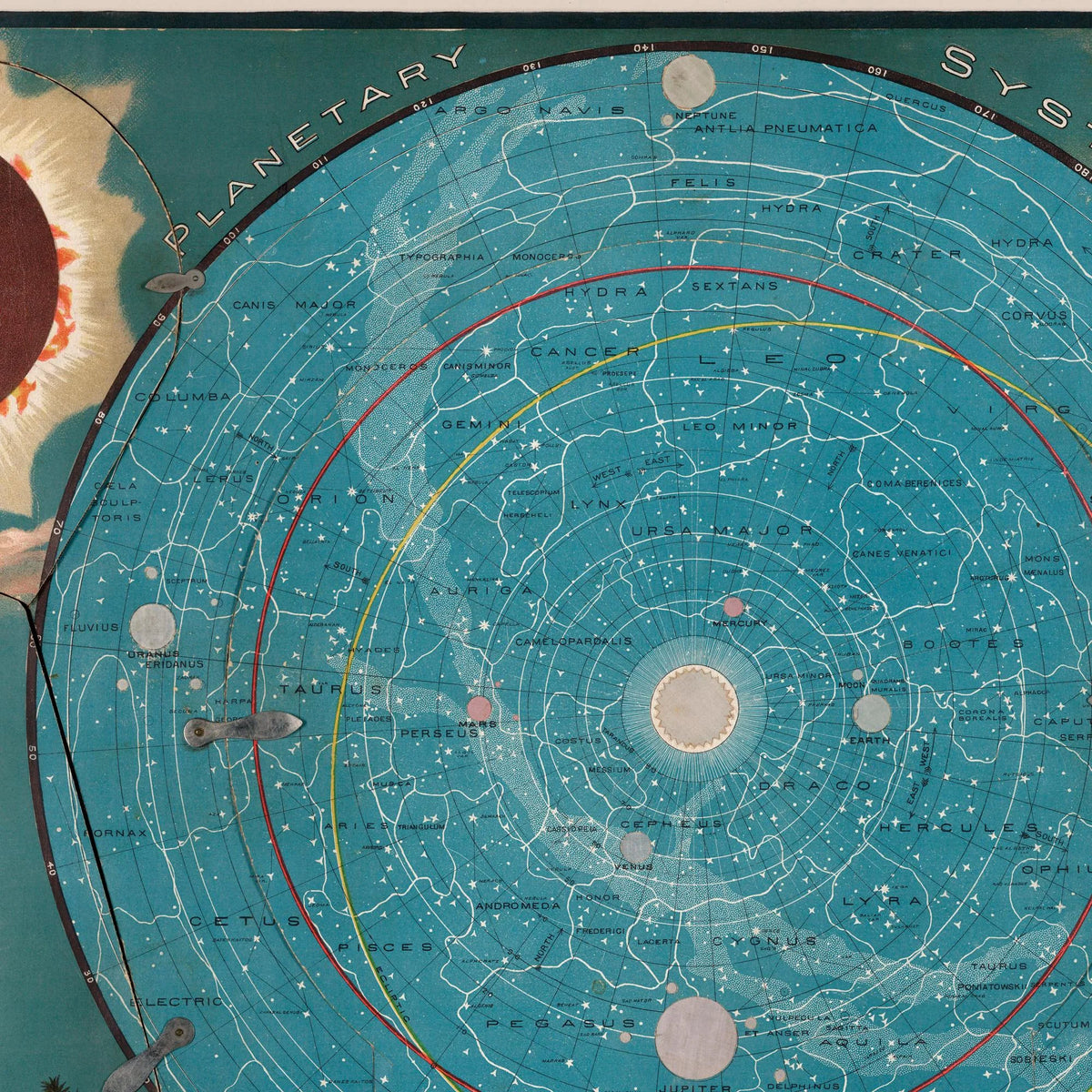 Planetary System 1887 - Celestial kort – billede 4