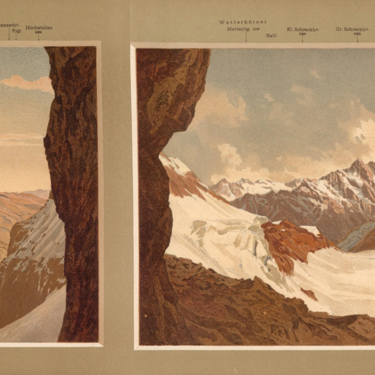 Jungfrau Panorama 1920 - Alpeudsigt - 152×25 cm – billede 4