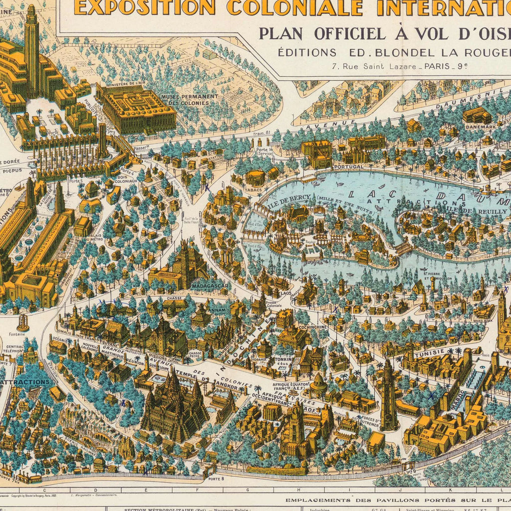 Coloniale Exposition 1931 - Fugleperspektiv – billede 4
