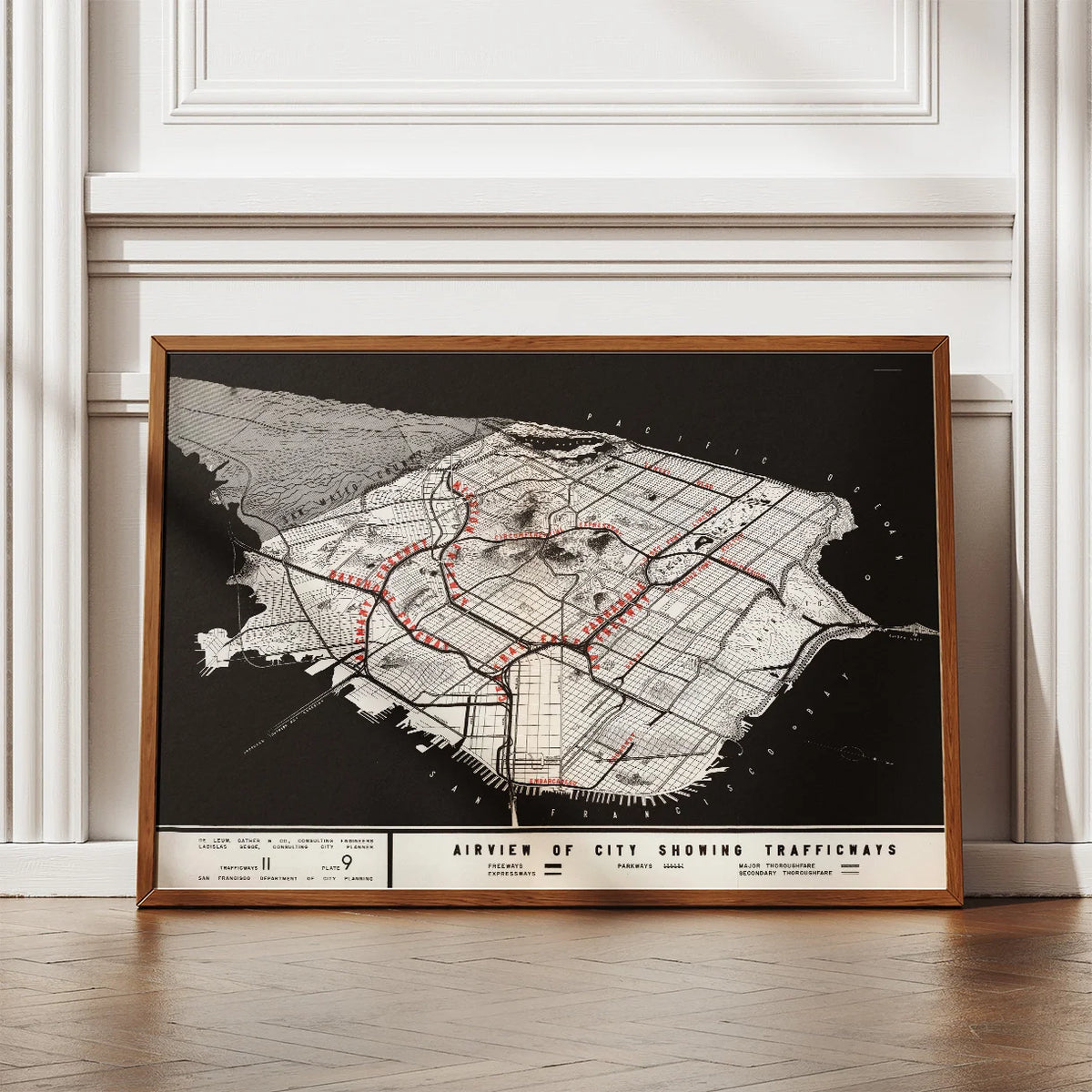 San Francisco Trafficways 1948 - Byplanlægning – billede 2