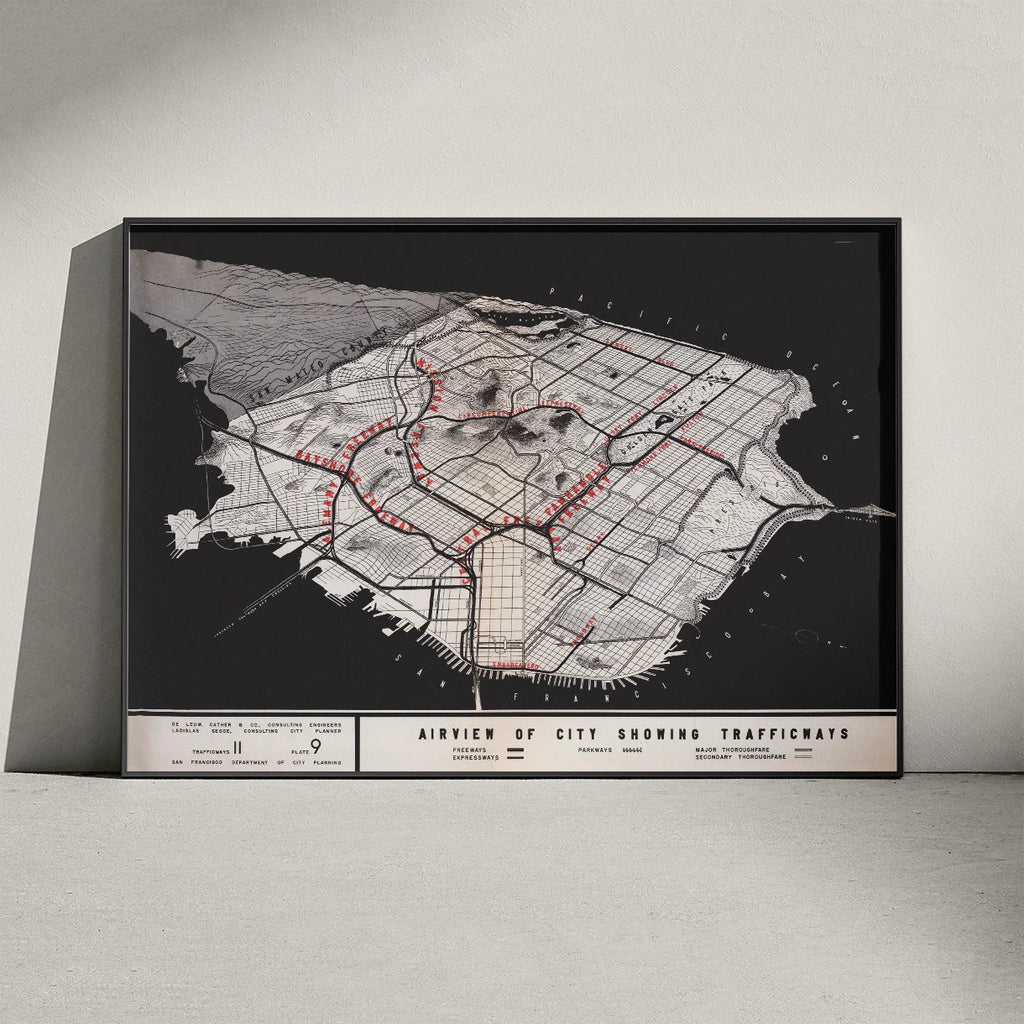 San Francisco Trafficways 1948 - Byplanlægning – billede 3