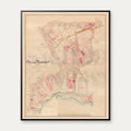 Odense Bygrunde 1915 - Matrikelkort - 57×70 cm – billede 1