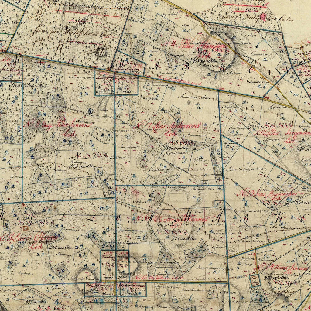 Lille Næstved 1862 - Matrikelkort – billede 4