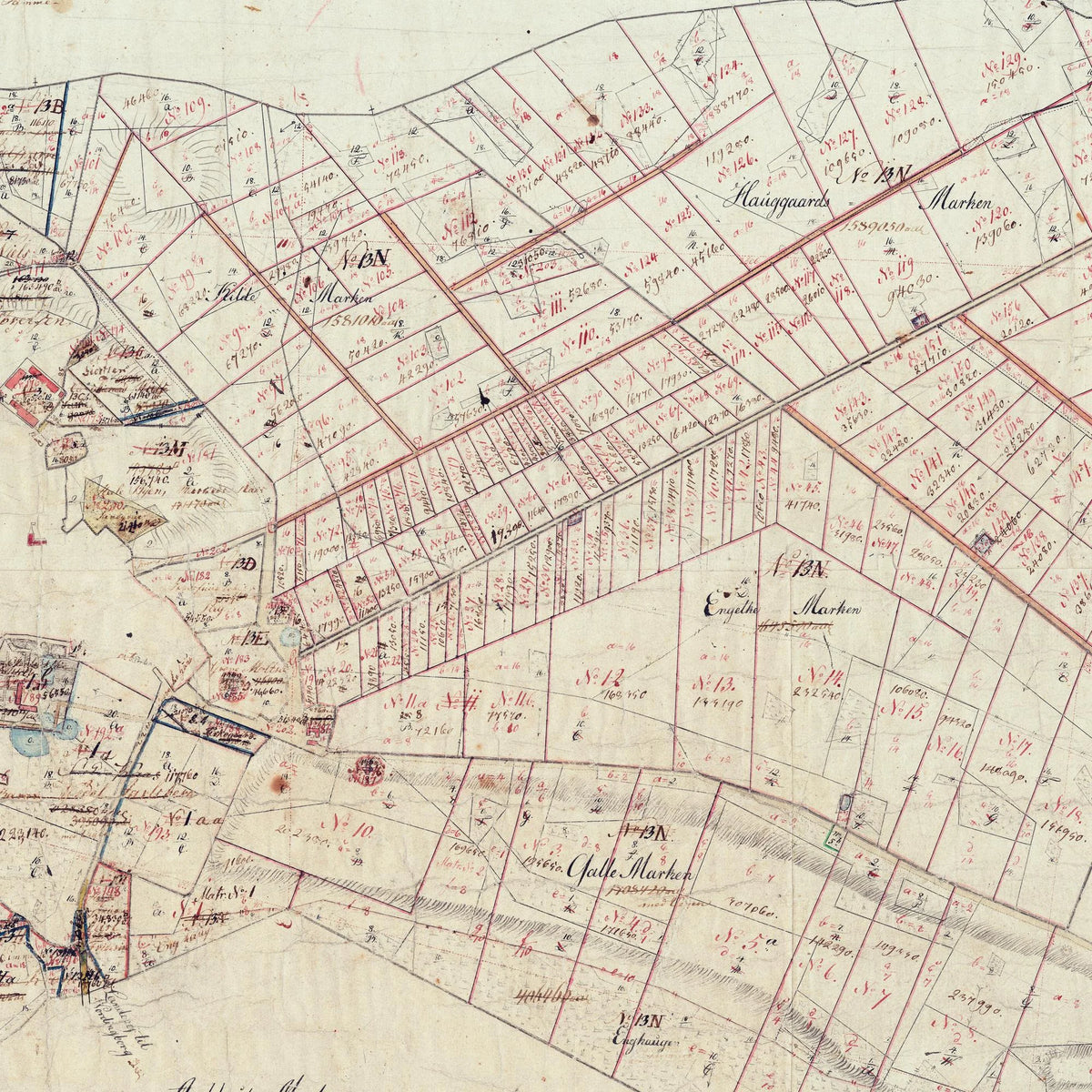 Næstved Markjorder 1859 - Matrikelkort – billede 4